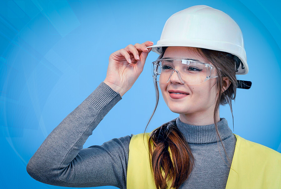 Women's safety glasses