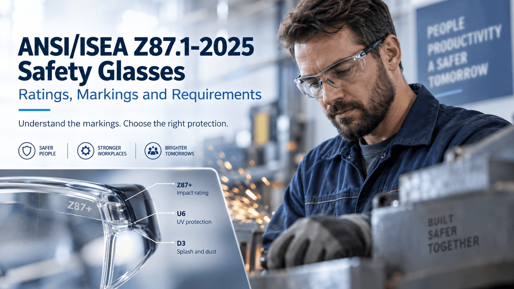ANSI/ISEA Z87.1-2025 Safety Glasses: Ratings, Markings and Requirements